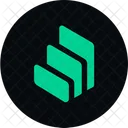 Logotipo Composto Composto Criptomoeda Moedas Criptograficas Ícone