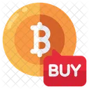 Comprar Bitcoin Criptomoeda Criptografia Ícone