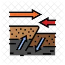 Compression Reverse Earthquake Icon