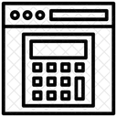 Calcul En Ligne Budget En Ligne Revenus Icône