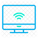 Computador Inteligente Monitor Inteligente Automacao Ícone