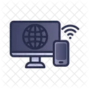 Internet Monitor Smartphone Symbol