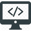 Computer Source Code Icon