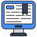 Computer Bookmark  Icon