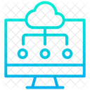 Computer Cloud  Icon