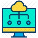 Computer Cloud  Icon