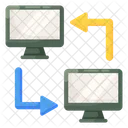 Lan Network Shared Dataserver Computer Network Icon