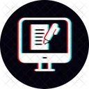 Computer copywriting  Icon