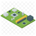 Computer Cpu Chip  Icon