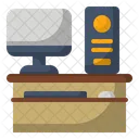 Computer Desk  Icon