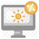 Computer Sale  Icon