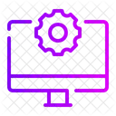 Computer Setting Settings Tower Pc Icon