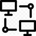 Computers Screens Connected Icon