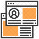 Comunicacion Contenido Sitio Web Icono