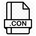 Con File Format Icon