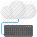 Concepto de computación en la nube  Icono