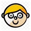 Boy Face Concern Icon