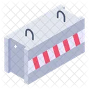 Barrier Concrete Obstacle Barricade Icon