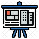 Condominium Apartment Presentation Icon