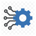 Conexão de roda dentada  Ícone