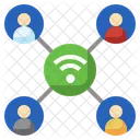 Conexion Wifi Redes Comunidad Icono