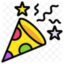 Popper Confetti Cracker Icon