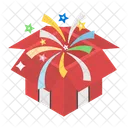 Festive Box Gift Surprise Icon