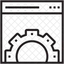 Web Configuracao Opcoes Ícone