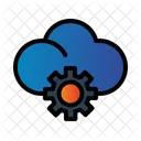 Configuracao Engrenagem Nuvem Ícone
