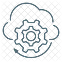 Configuracao Nuvem Engrenagem Ícone