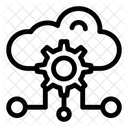Configuracao De Nuvem Gerenciamento De Nuvem Configuracao De Nuvem Ícone
