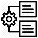 Configuracion De Datos Banco De Datos Cog Icono