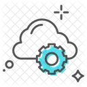 Configuracion De La Nube Servicio De Reparacion De La Nube Mantenimiento De La Nube Icono