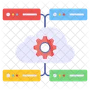 Configuracion De La Nube Configuracion De La Nube Desarrollo De La Nube Icono