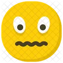 Confounded Face Hushed Face Emoticon Icon