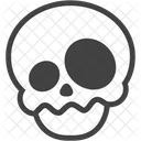 Confused Skeleton Halloween Icon