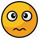 Confused Sad Face Icon