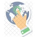 Connect World Global Icon