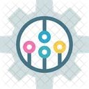 Link Networking Cogwheel Icon