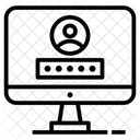 Connexion Utilisateur Mot De Passe Systeme Acces Au Compte Icône