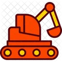 Construction Digger Excavation Icon