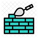 Construction Wall Bricks Wall Construction Work Icon