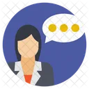 Talk Speech Consultant Icon