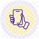 Contactless Payment Line Icon Icon