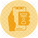 Contacts Hand Holding Phone Address Book Icon