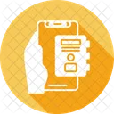 Contacts Hand Holding Phone Address Book Icon