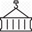 컨테이너 선적 물류 아이콘