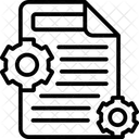 Management Content Management File Configuration Icon