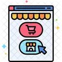 Seguir Comprando Compras En Linea Compras Icono