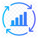 Continuous Improvement Business And Finance Reporting Icon